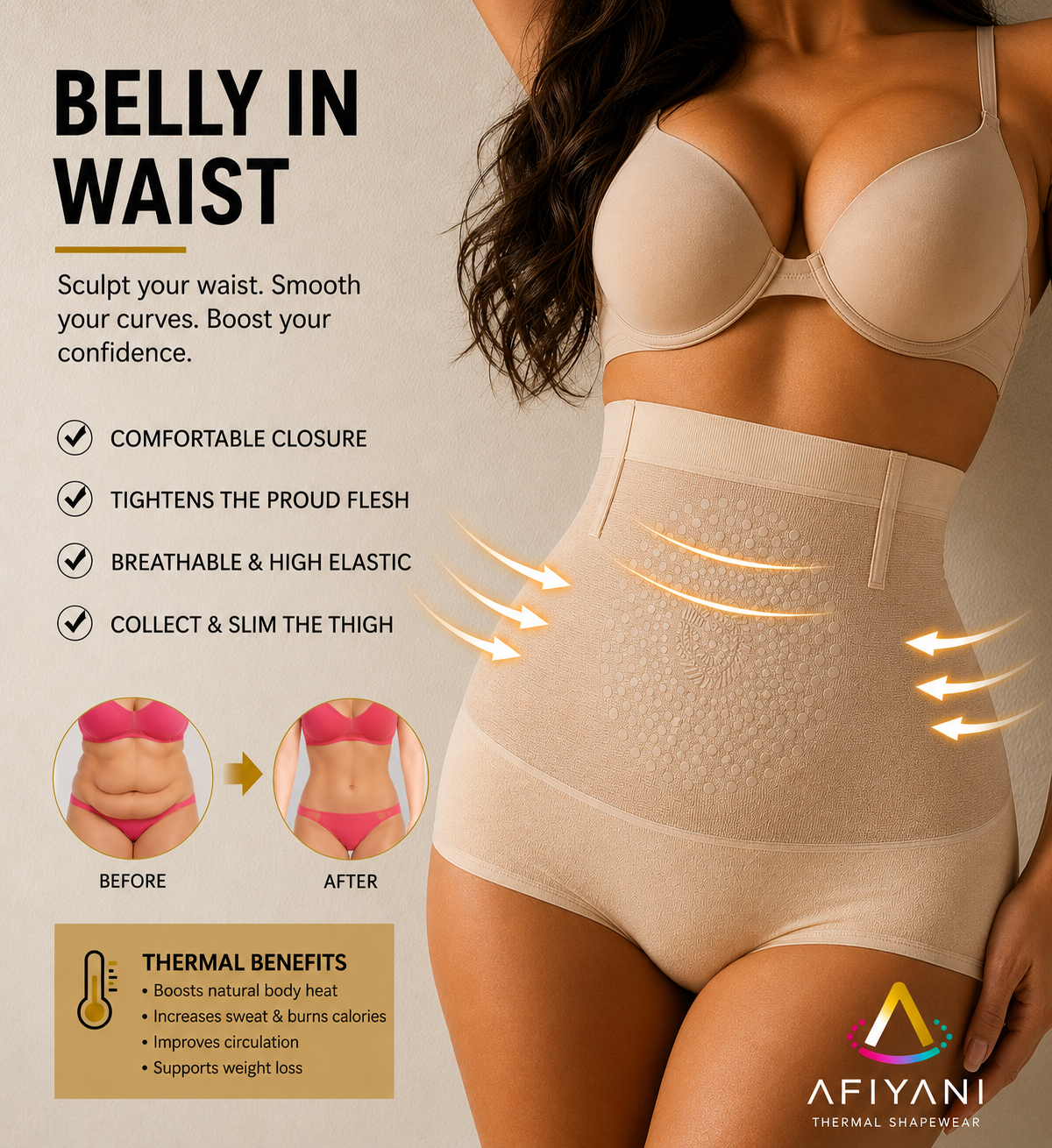 AFIYANI™ Everyday Confidence Body Shaper