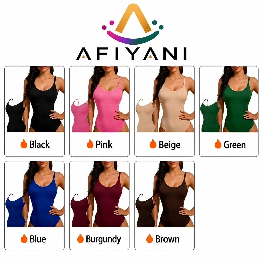 AFIYANI™ Sleek Silhouette Bodysuit